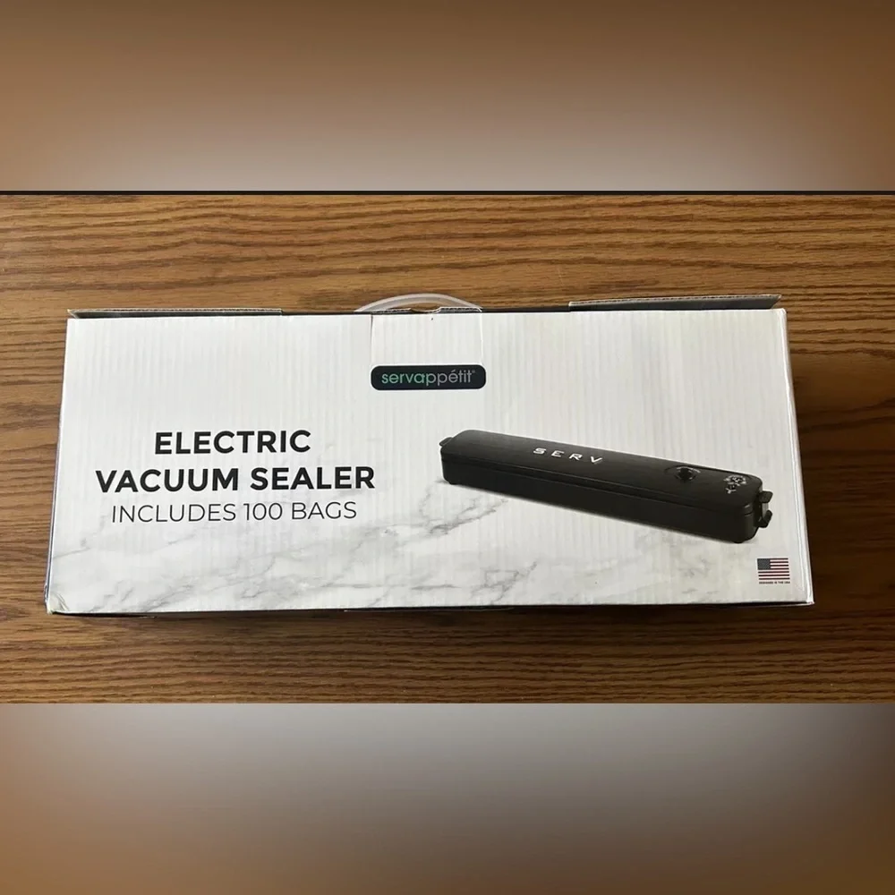 NEW Servappetit Kitchen Food Electric Vacuum Sealer Packaging System With Bags